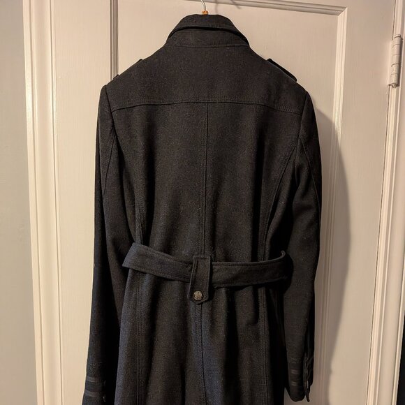 Women drak grey coat, knee length, Vince Camuto size small - Picture 5 of 8